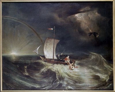 Independence Boat - Allegorisk komposition av Italian School