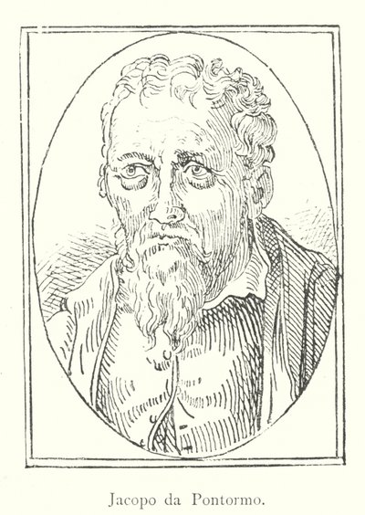 Jacopo da Pontormo (gravyr) av Italian School