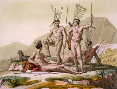 Korah Hottentots of the Cape, ca 1820-talet 30-talet av Italian School