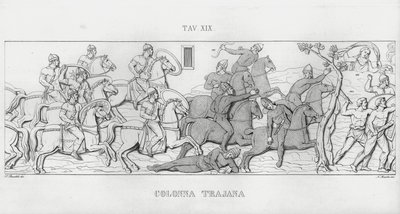 Trajanus kolumn, Trajanus kolumn (gravyr) av Italian School
