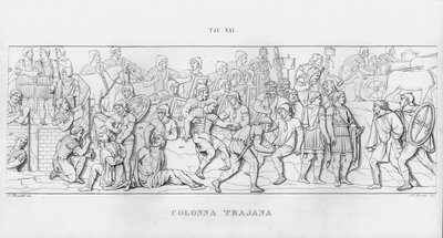 Trajanus kolumn, Trajanus kolumn (gravyr) av Italian School