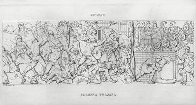 Trajanus kolumn, Trajanus kolumn (gravyr) av Italian School