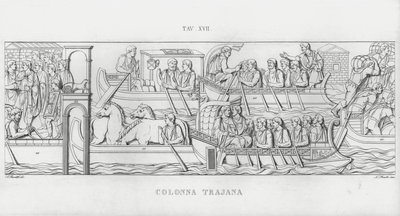 Trajanus kolumn, Trajanus kolumn (gravyr) av Italian School