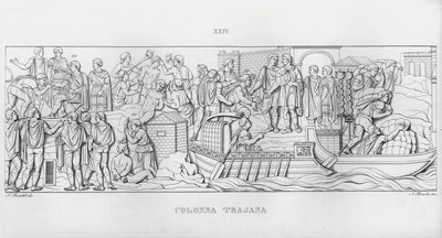 Trajanus kolumn, Trajanus kolumn (gravyr) av Italian School