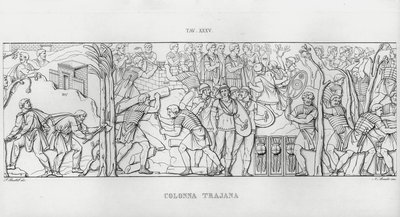 Trajanus kolumn, Trajanus kolumn (gravyr) av Italian School
