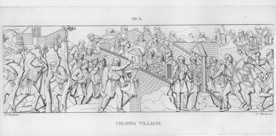 Trajanus kolumn, Trajanus kolumn (gravyr) av Italian School