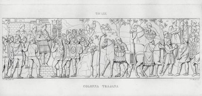 Trajanus kolumn, Trajanus kolumn (gravyr) av Italian School