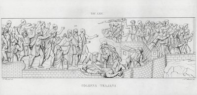 Trajanus kolumn, Trajanus kolumn (gravyr) av Italian School