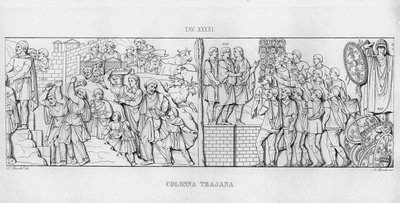 Trajanus kolumn, Trajanus kolumn av Italian School