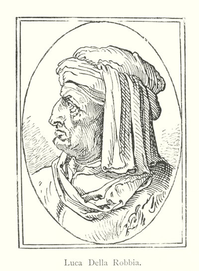 Luca Della Robbia (gravyr) av Italian School