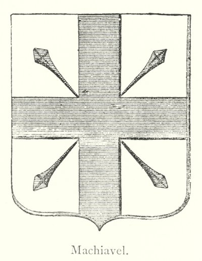Machiavel (gravyr) av Italian School