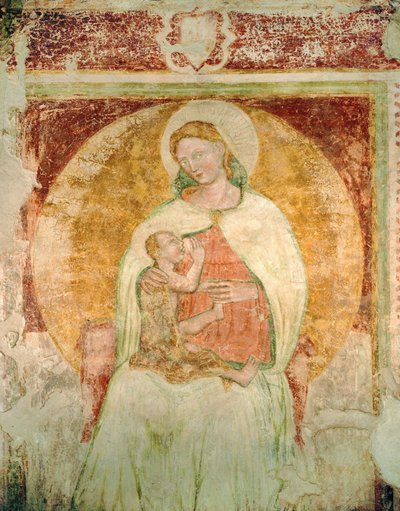 Madonna med barn av Italian School