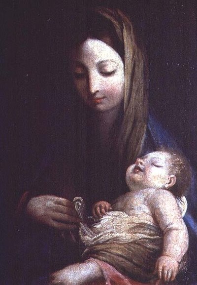 Madonna med barn, Emilianska skolan av Italian School