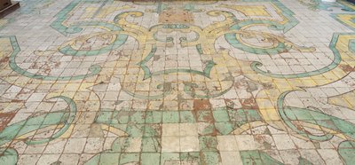 Majolica golvplattor av Italian School