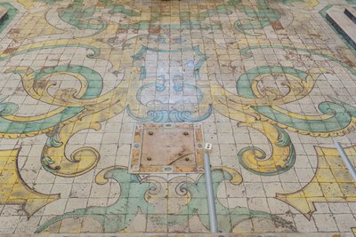 Majolica golvplattor av Italian School