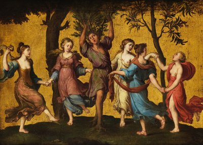 Metamorfos av Daphne I 17.18Jh av Italian School