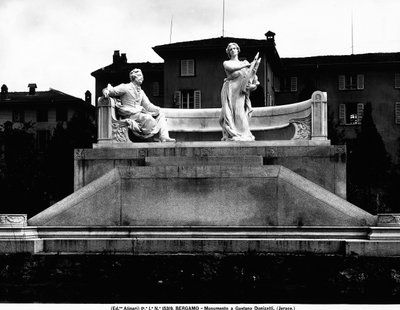 Monument till Gaetano Donizetti (marmor) av Italian School