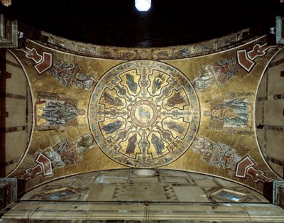 Mosaiker av Scarsellavalvet, efter 1202 av Italian School