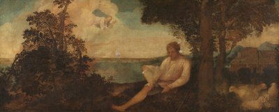 Moses och den brinnande busken, ca 1500-30 av Italian School