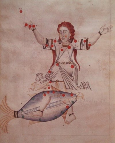 Ms.1036 The Constellation of Pisces, från 