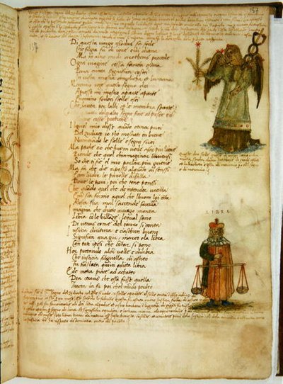 Ms Ital 483 P.4.7 f.157r Jungfrun och Vågen, från 