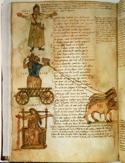 Ms Ital 483 P.4.7 f.160r Cepheus och Cassiopeia, från 