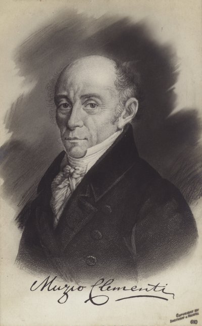 Murzo Clementi, italiensk kompositör, pianist, dirigent, musikförläggare och pianotillverkare (1752-1832) av Italian School
