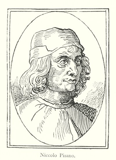 Niccolo Pisano (gravyr) av Italian School