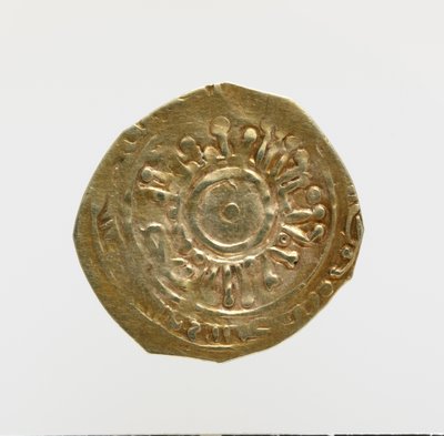 Framsidan av Tari av Amalfi med pseudo-kufisk epigrafi (guld) av Italian School