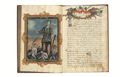 Om tillverkningen av kanoner för republiken Venedig av Carlo Camozzi di Bergamo (fl.1712), på italienska och latin, illustrerad handskrift på papper, Venedig, första hälften av 1700-talet (bläck och färg på papper) av Italian School