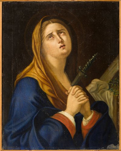 Vår Fru av Sorger, första hälften av 1700-talet (olja på duk) av Italian School