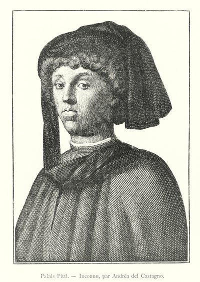 Palais Pitti, Inconnu / av Andrea del Castagno (gravyr) av Italian School