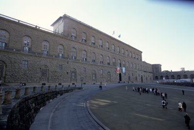 Palazzo Pitti, påbörjad c.1457 av Italian School