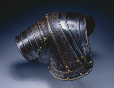 Pauldron för höger axel, c.1560-70 (blått & förgyllt stål) av Italian School