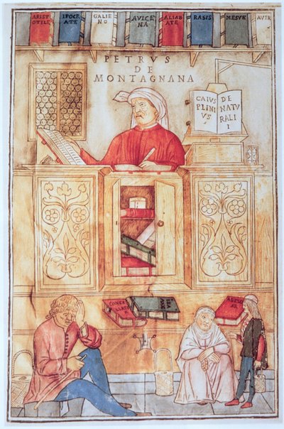 Petrus de Montagnana, illustration från 