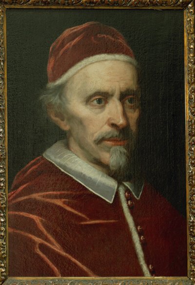 Påven Innocentius XI, påve 1676- 1689 ... (olja på duk) av Italian School