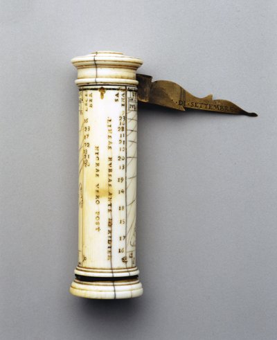 Bärbar kolonnsolur, signerad D. Stephanus, FF, 1587 (se även 77488) av Italian School