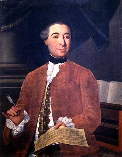 Porträtt av Anton Maria Paoli, ca 1750 (olja på duk) (se 138620) av Italian School