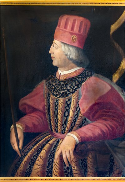 Porträtt av Borso d