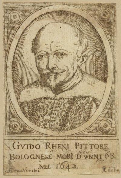 Porträtt av Guido Reni av Italian School