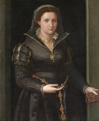 Porträtt av Isabella från "Medici av Italian School