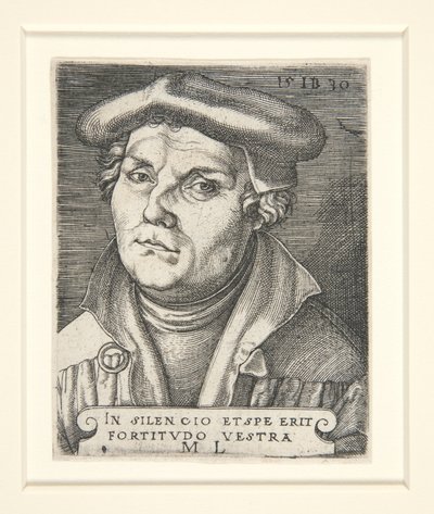 Porträtt av Martin Luther av Italian School