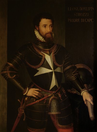 Porträtt av Piero Strozzi (1510-58) av Italian School
