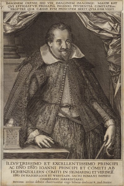 Porträtt av Prins John av Hohenzollern-Sigmaringen av Italian School