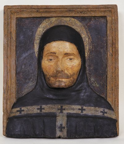 Porträtt av dominikanen Antonino Pierozzi känd för att vara Sankt Antonin, Florens beskyddare (1389-1459) av Italian School