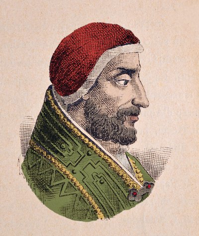 Porträtt av påven Alexandre IV (Alexander eller Alessandro) (1254-1261) av Italian School