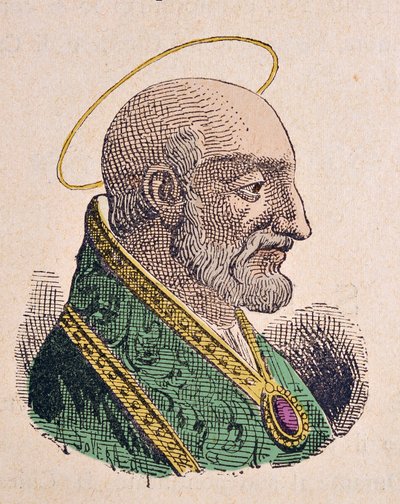 Porträtt av påven Caius (Caio eller Gaius) (293-296) av Italian School