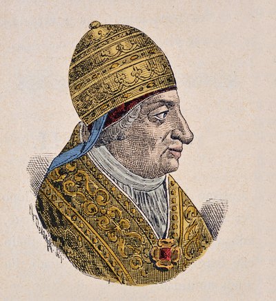 Porträtt av påven Innocentius VII av Italian School
