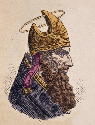 Porträtt av påven Marc (Mark eller Marcus eller Marco) (335-336) av Italian School