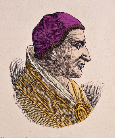 Porträtt av påven Pelage II av Italian School